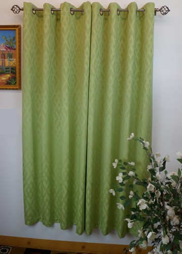 Adrian 54" X 84" Woven Window Curtain with Metal Grommets by Stylemaster® - Picture 8 of 21