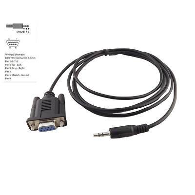 8 Pin Mini DIN a dB9 Cavo di Controllo Serial Femmina