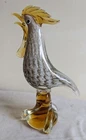 Vintage JICO Murano Glass Rooster, Gold Bullicante, Possibly A. Ve. M Made