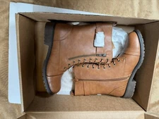 Vepose Women's  Boots Mid Calf Combat Style w/Card Wallet Pockets 7.5