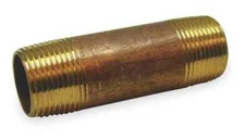 1/8 inch x 1.5" Nipple Brass Pipe Fitting NPT male thread air water gas fuel