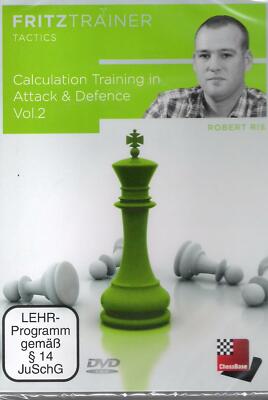 ChessBase - Ris - Calculation Training in Attack & Defence Vol.2 - Chess NEU OVP