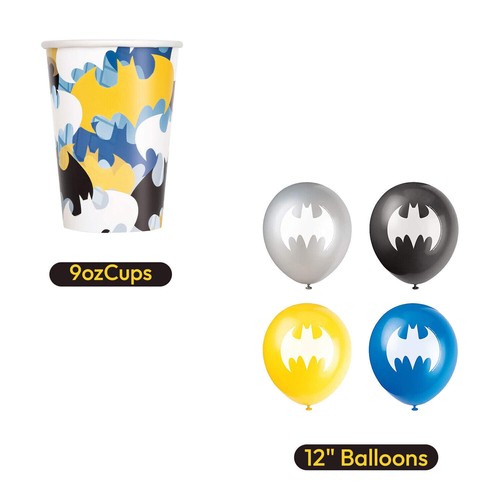 Juego de globos de superhéroe decoración lámina látex niños fiesta de cumpleaños pancarta plato taza - Imagen 7 de 62