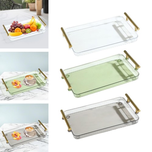 Rectangle Serving Tray Decorative Tray Elegant Modern Serving Tray with
