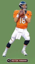 PEYTON MANNING FATHEAD JUNIOR JR 25" x 13" NFL Official Wall Graphic Decal