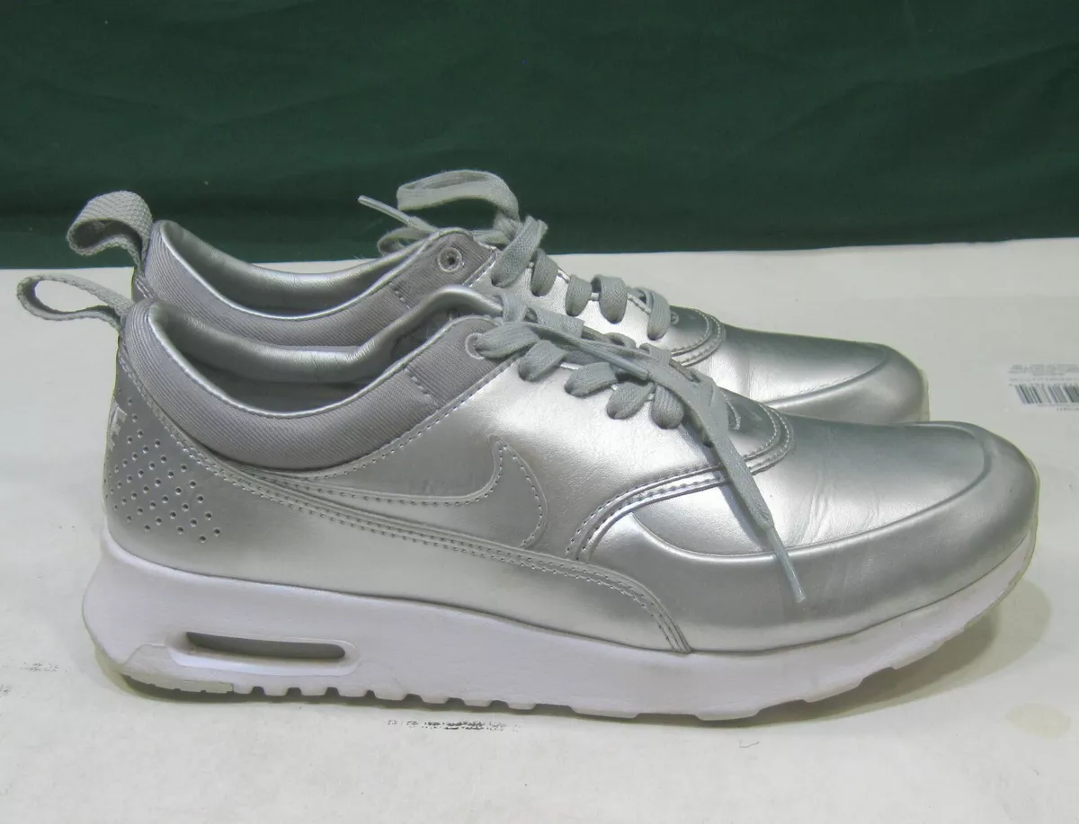 Nike Air Max Thea Metallic Silver Sneakers