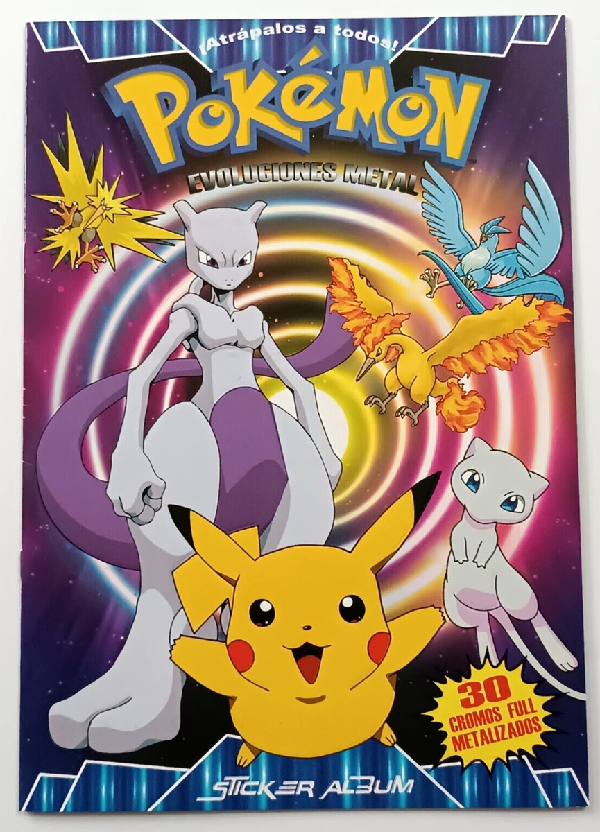 ALBUM POKEMON EVOLUTIONS EP - Sticker Album + Full Set 151/151 PERU 2022  MEWTWO