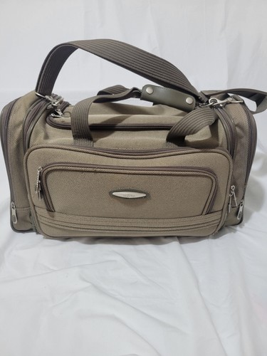 MODA Quality Canvas Duffel Bag / Tan / Brown /