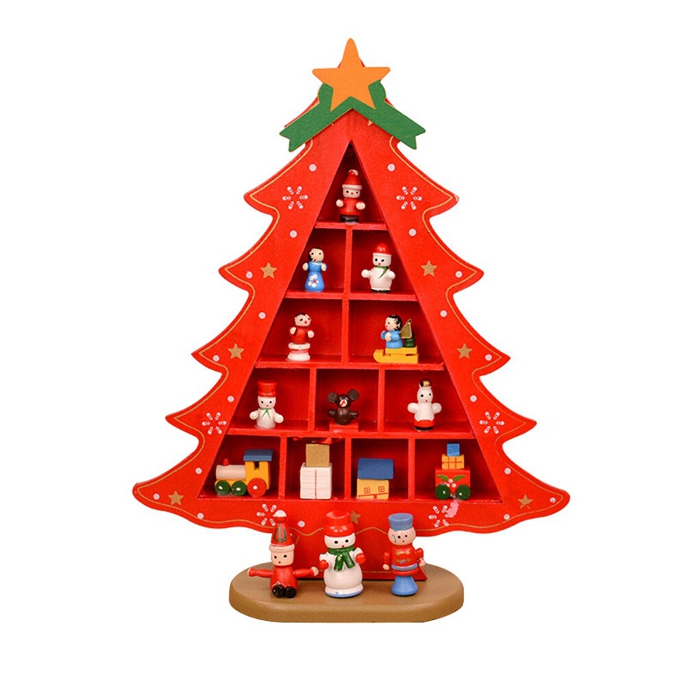 1 Pieces DIY Wooden Christmas Trees  X5S16389