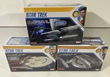 3 Polar Lights STAR TREK Model Kit Lot KHAN Reliant USS Shenzhou & Grissom NEW