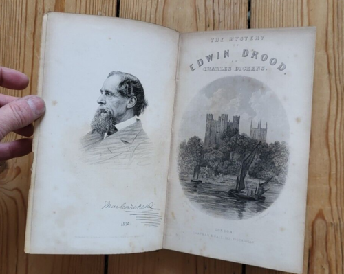 Charles Dickens The Mystery Of Edwin Drood HB 1870 UK 1. Auflage HB - Bild 8 von 13