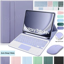For Samsung Galaxy Tab S6 Lite A9 Plus A8 A7 Tablet Touchpad Keyboard Case Mouse
