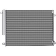 A/C Air Conditioning Condenser for 2016-2019 Honda Civic Silver Parallel Flow