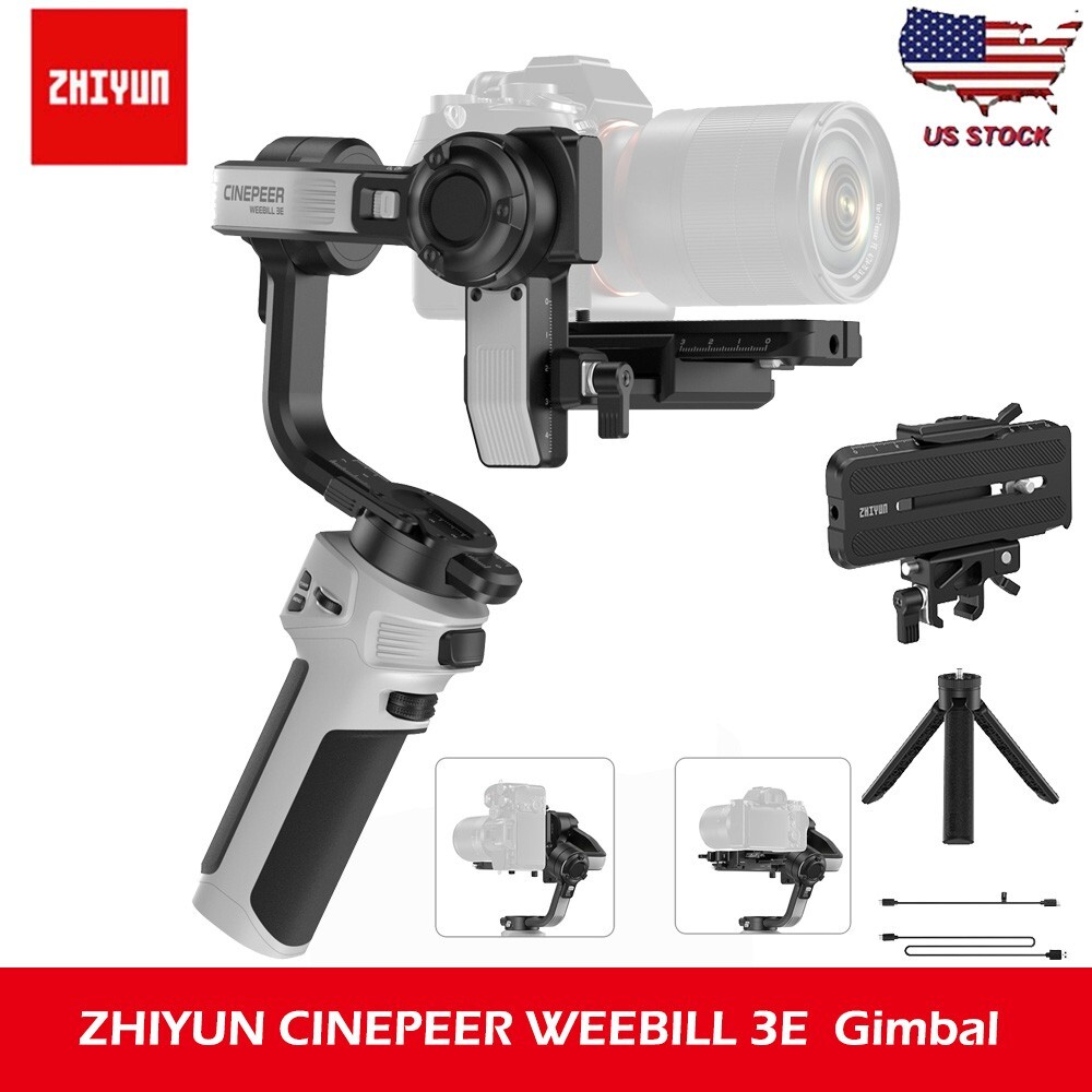 ZHIYUN CINEPEER WEEBILL 3E WB3E 3-Axis Gimbal Stabilizer for DSLR