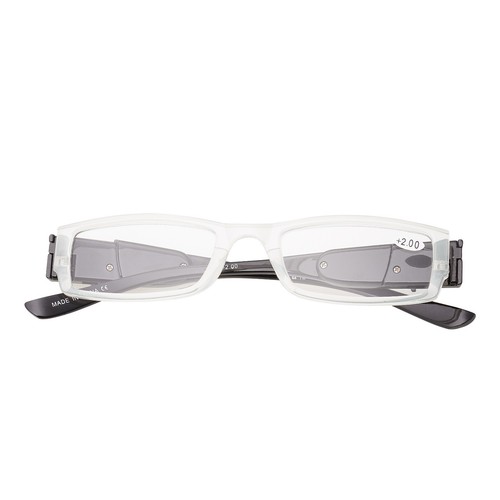 Black Framed LED Reading Glasses Presbyopic Adults glasses with LED Light Power - Picture 25 of 44