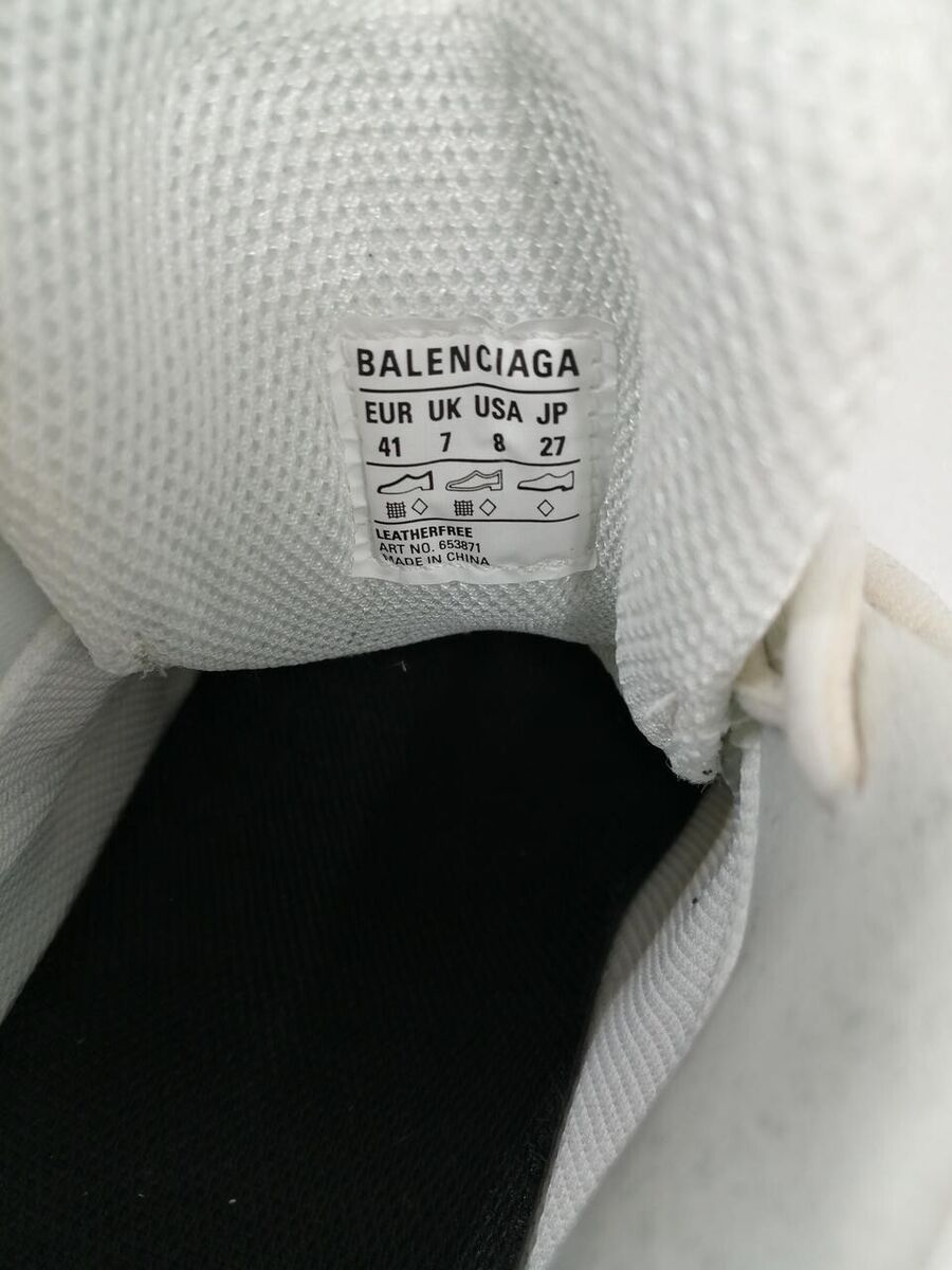 BALENCIAGA Sneakers White XPANDER Size 41 Used From Japan BALENCIAGA Sneakers White XPANDER Size 41 Used From Japan
