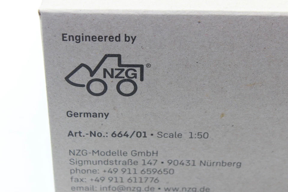 NZG 664 01 LIEBHERR Rohrmastkran Form 6 mit Scania L60 Kran  1:50 NEU + OVP - Bild 4 von 4