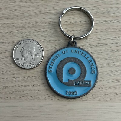 1995 U-Line Symbol Of Excellence Vintage Keychain Key Ring #42944