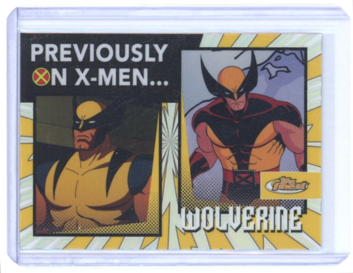 2025 WOLVERINE TOPPS FINEST X-MEN '97 #PO-3 PREVIOUSLY ON X-MEN INSERT!!B