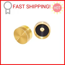 Joywayus 2Pcs Solid Brass Refill Propane Bottle Cap Universal for All 1 LB Gas T