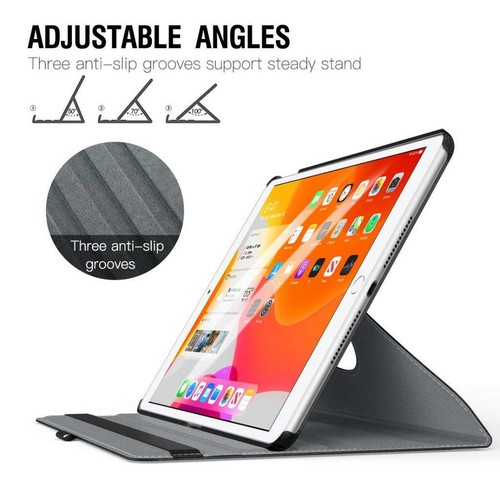 Housse Support de Protection Intelligent Rotatif 360 Degrés pour iPad 10.2 9ème Génération (2021) - Photo 7/18