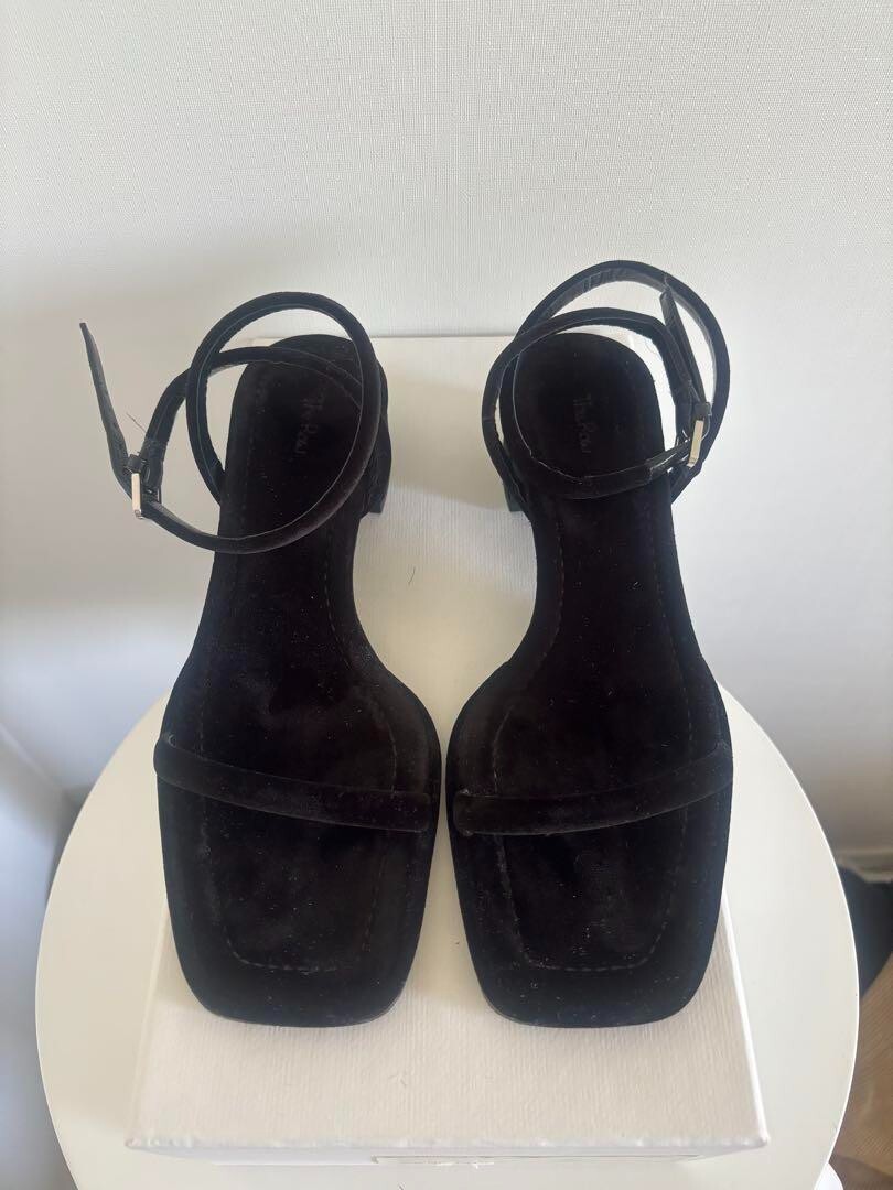 FILA Sandali in velluto THE ROW misura 36 tacco velluto 3 cm donna dal Giappone