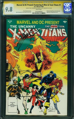 Uncanny X-Men neue Teen Titans #1 CGC SS 9.8 SIGNIERT Claremont Simonson Marvel DC