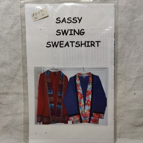 Sassy Swing Sweatshirt Patchwork Needlcraft Embroidery Quilting Pattern - Picture 10 of 24