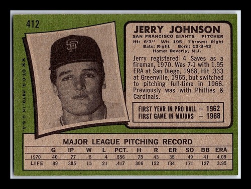 1971 Topps Baseball Cards 264-523 - You Pick - aaalvins - Picture 111 of 249