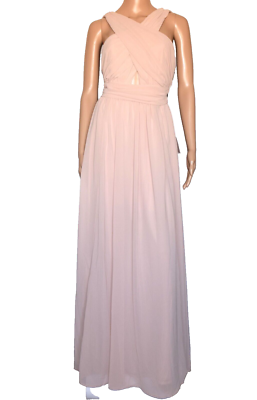 divine inspiration blush halter maxi dress Pink | Womens | Small | 100% Polyester Lulus