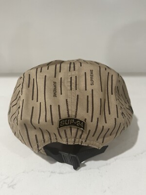 Supreme Military Camp Cap Hat Tan Raindrop Camo 2024 FW24 - NEW | eBay