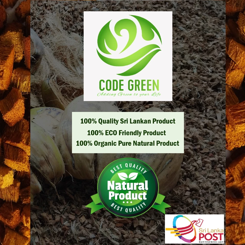 Coconut Husk chips 100% Natural Organic dry Fiber Anthodium orchid growingMedium - Image 4 of 4
