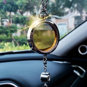 Car Air Freshener Perfume Bottle Diffuser Rearview Mirror Hanging