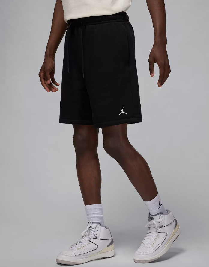 NEW* Men Nike JORDAN BROOKLYN FLEECE SHORTS BLACK (FV7285 010), Sz