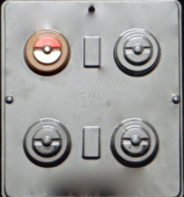 Pokemon Chocolate Cookie Sandwich Mold Pokeball 1686 NEW