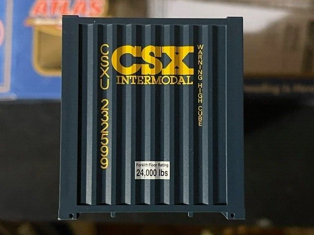 O-SCALE ATLAS 3002038 O JINDO 53' CONTAINER CSX MASTER LINE - Image 4 of 4