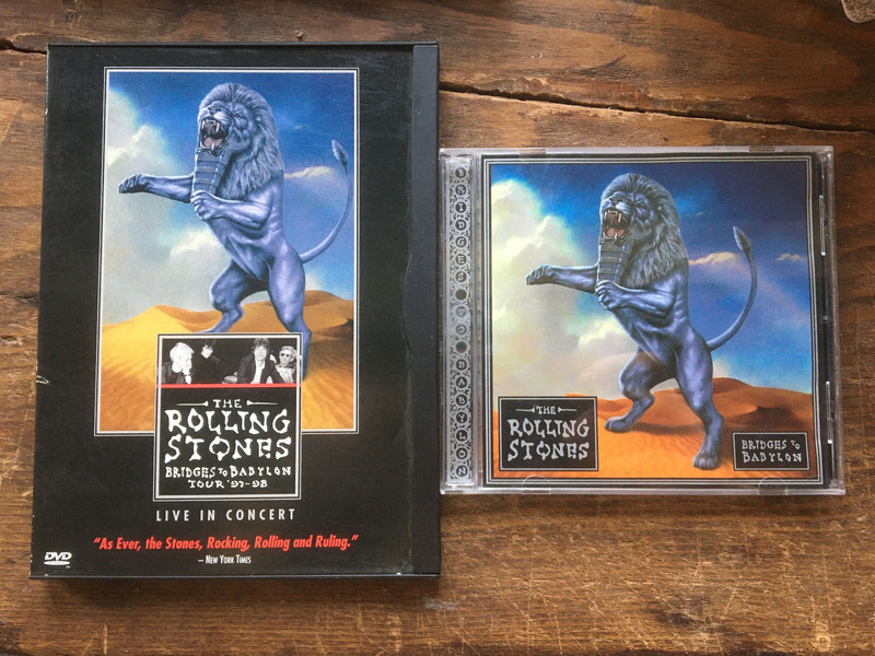 The Rolling Stones - Bridges to Babylon 1998 Tour DVD & Bridges to Babylon CD