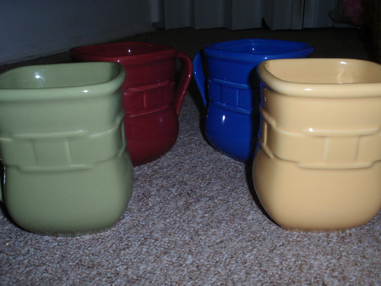 Longaberger WT "ONE SQUARE MUG", (PAPRIKA ONLY), NEW!!! eBay