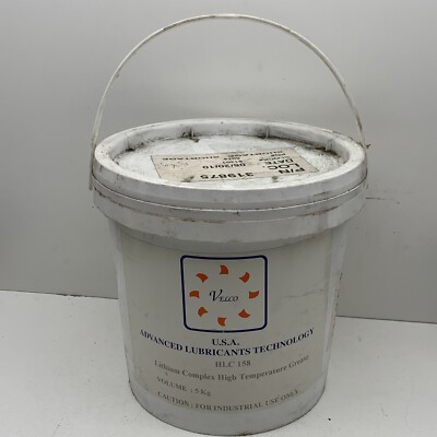 5kg Bucket Velco HLC 158 Lithium Complex High Temperature Grease, Industrial Use
