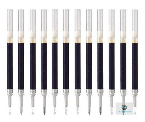 Pentel EnerGel Ink Rollerball Pen REFILLS 0.7 Tip Black Ink - Set of 12 - LR7-A