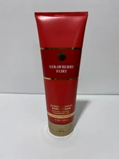 BATH & BODY WORKS STRAWBERRY FLIRT  FRAGRANCE MIST OR  BODY CREAM You Choose