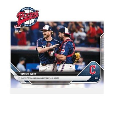 Tanner Bibee 1st CG SHO 2025 MLB Topps NOW Card 696 In Hand | eBay