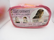 Curlformers Rouleaux Spirale Rose Orange Plastique Curling Cheveux Révolution Kit