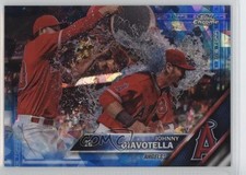 2016 Topps Box Set Chrome Sapphire Edition /250 Johnny Giavotella #657 2u3