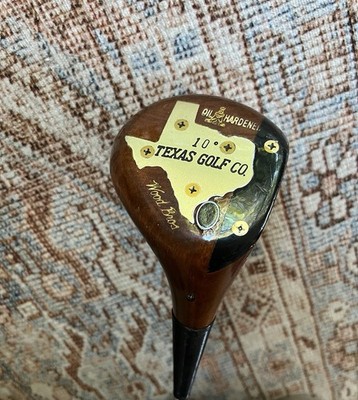 RARE* Wood Bros Texas Golf Co Persimmon Driver - DG S300 Stiff