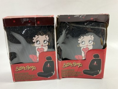 (2) Plasticolor 008652 Betty Boop Low Back Universal Car Truck SUV Seat Covers