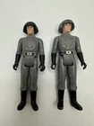 Vintage Kenner Star Wars Death Star Commanders (2) 1977 Hong Kong No Weapon