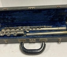 Bundy The Selmer Company Flute Silver Plated w/ Hard Case - USA