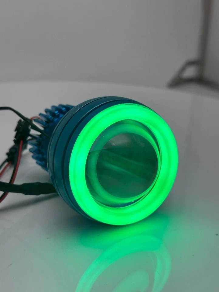 2x Proyector LED Faro LED Ojo de Ángel Demonio Moto Para Honda CBR250R CBR500R Foto 2 de 4