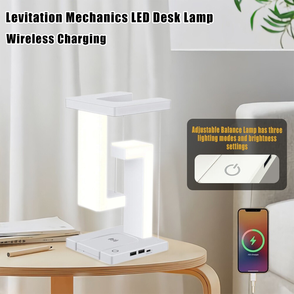 Levitating Balance Lamps Tensegrity Structural Night Light Wireless Charger thumbnail 19